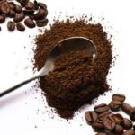 Black coffee powder