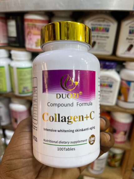Duozi Collagen + C 1000mg intensive whitening skin and anti-aging. 100tablets