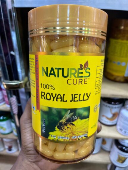 NATURE'S CURE ROYAL JELLY 1450MG, 365 CAPSULES