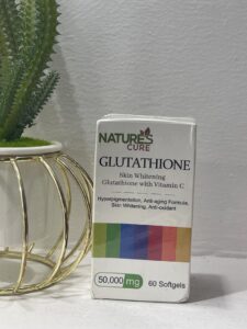 Nature’s cure Glutathione 50,000MG Skin Whitening Glutathione with Vitamin C