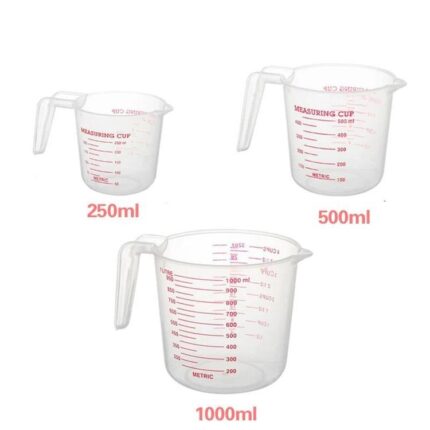 Measuring cup set (1000ml, 500ml, 250ml)