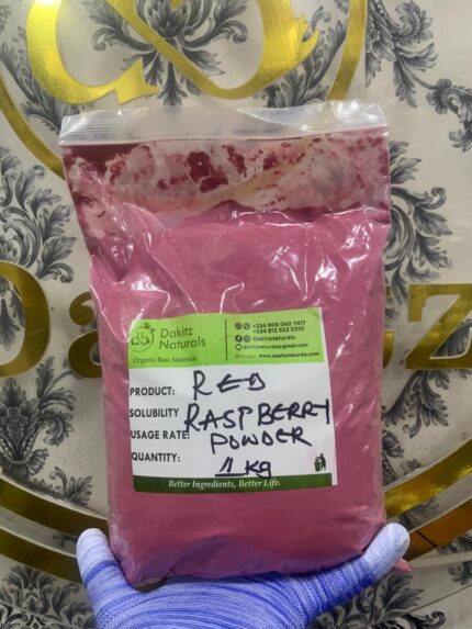 Red raspberry fruit powder