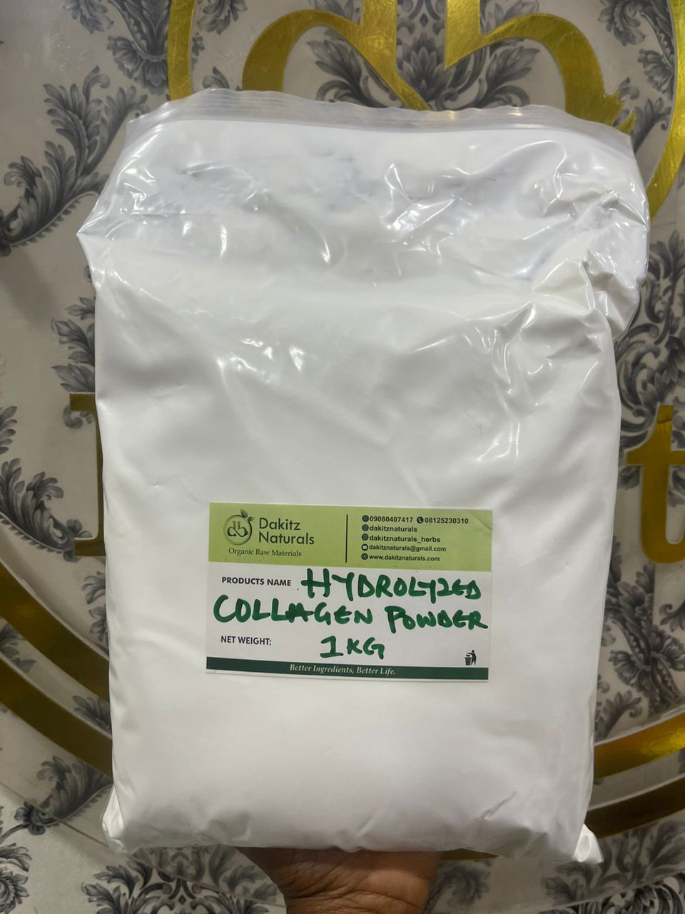 Hydrolyzed collagen powder