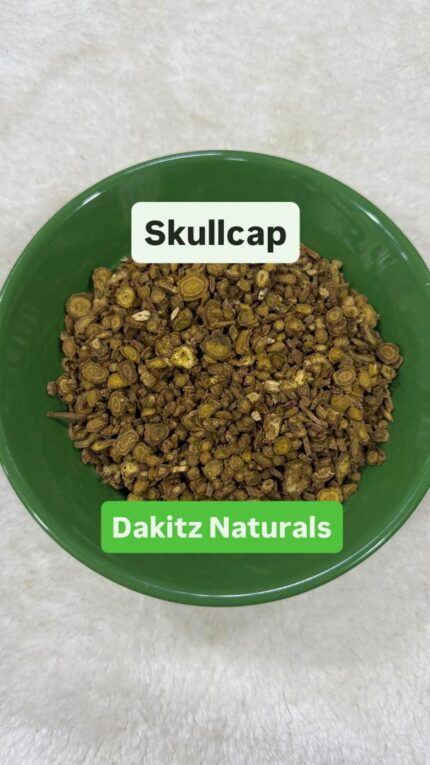 Dried Chinese Skullcap root slices (Scutellaria baicalensis)